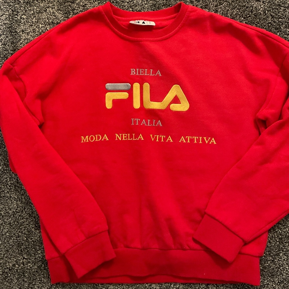 Red Fila Italia Sweatshirt